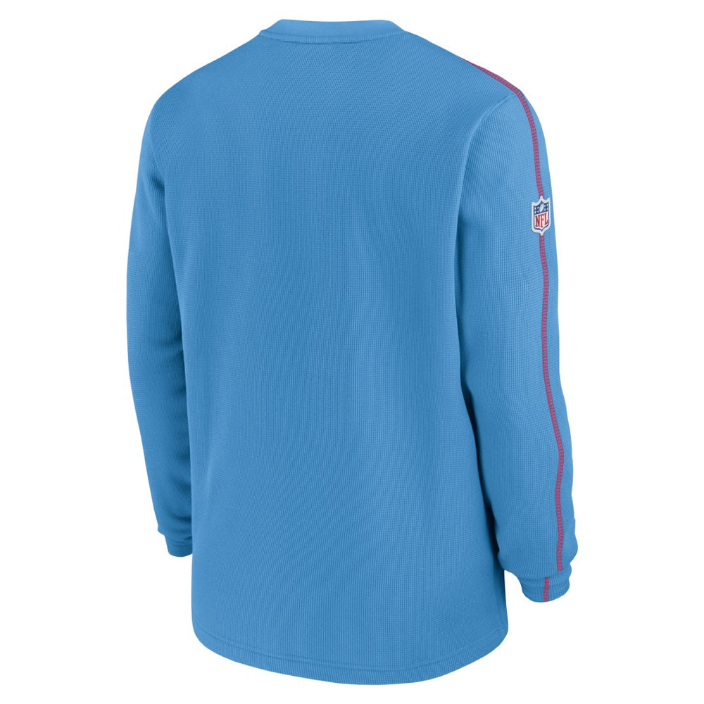 Tennessee Titans Alternate Logo Coach Long Sleeve Top Light Blue - Nike