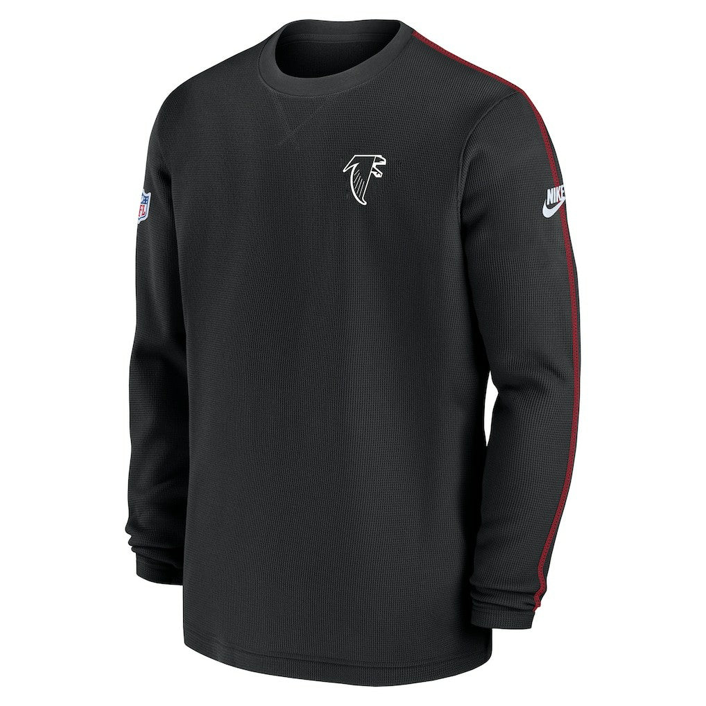 Atlanta Falcons Alternate Logo Coach Long Sleeve Top Black - Nike