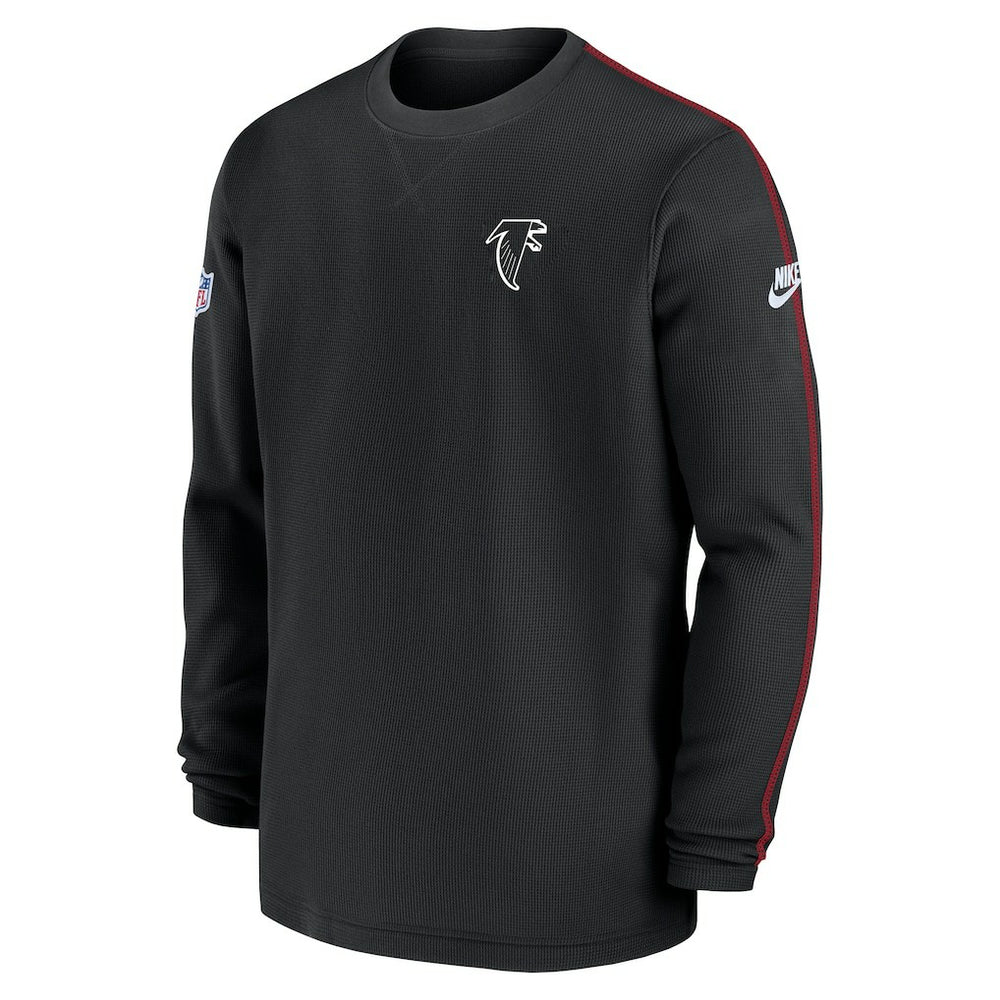 Atlanta Falcons Alternate Logo Coach Long Sleeve Top Black - Nike