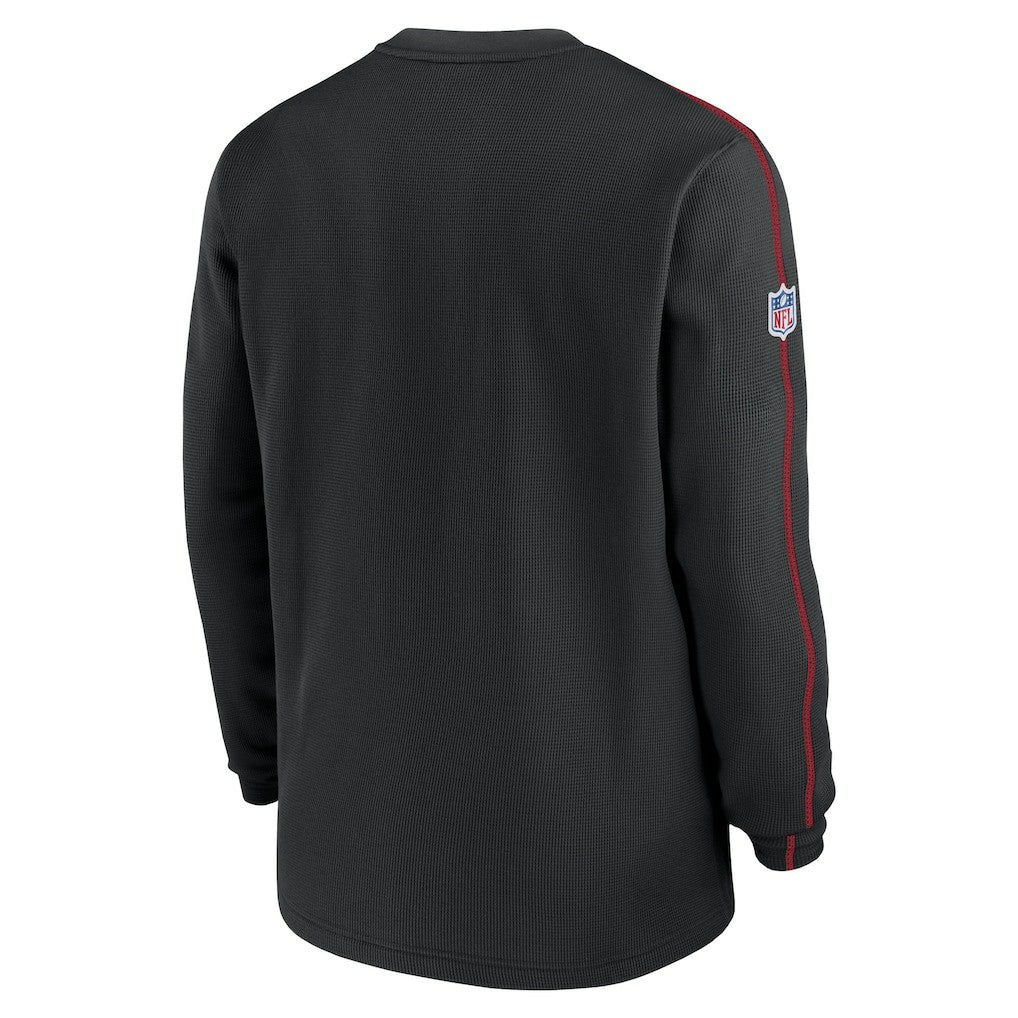 Atlanta Falcons Alternate Logo Coach Long Sleeve Top Black - Nike