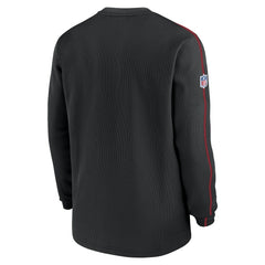 Atlanta Falcons Alternate Logo Coach Long Sleeve Top Black - Nike