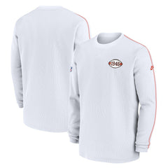 Cleveland Browns Alternate Logo Coach Long Sleeve Top White - Nike