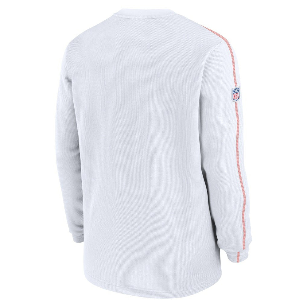 Cleveland Browns Alternate Logo Coach Long Sleeve Top White - Nike