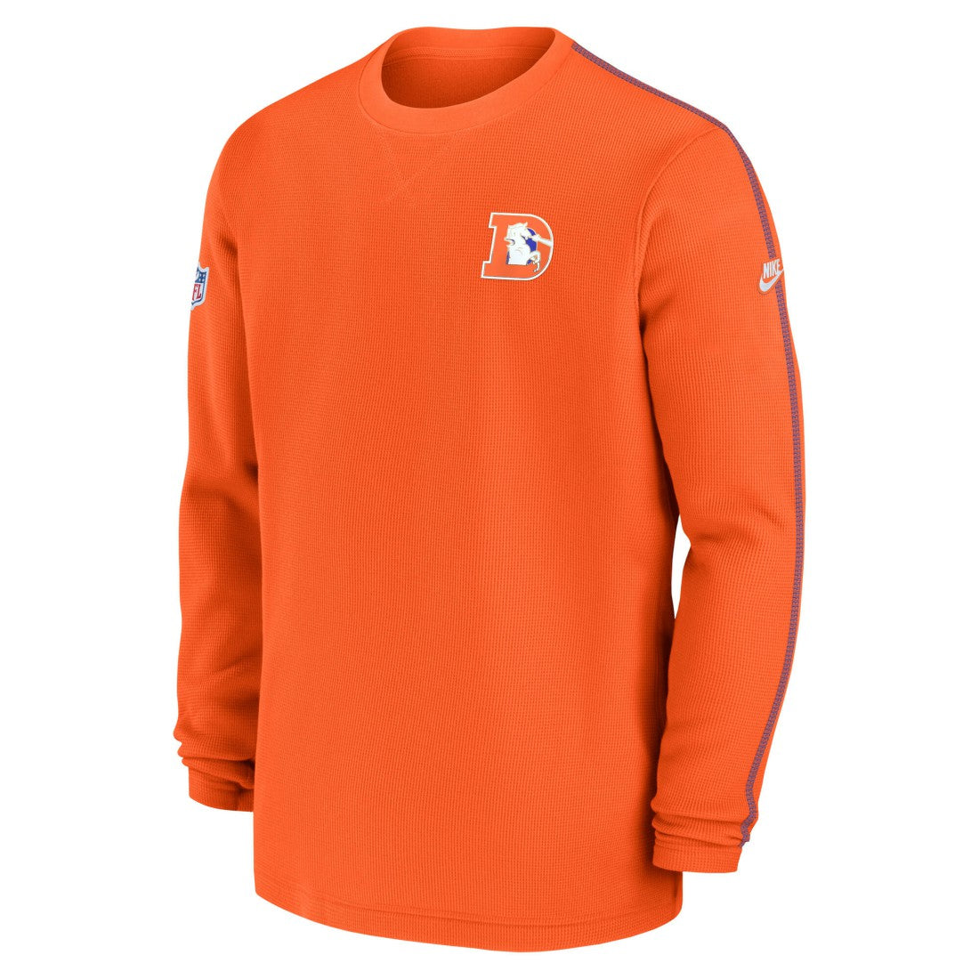 Denver Broncos Alternate Logo Coach Long Sleeve Top Orange - Nike