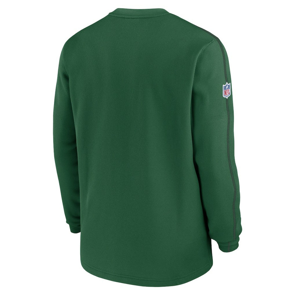New York Jets Alternate Logo Coach Long Sleeve Top Green - Nike