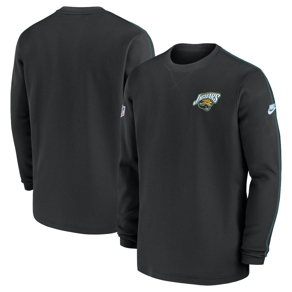 Jacksonville Jaguars Alternate Logo Coach Long Sleeve Top Black - Nike