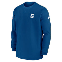 Indianapolis Colts Alternate Logo Coach Long Sleeve Top Royal - Nike
