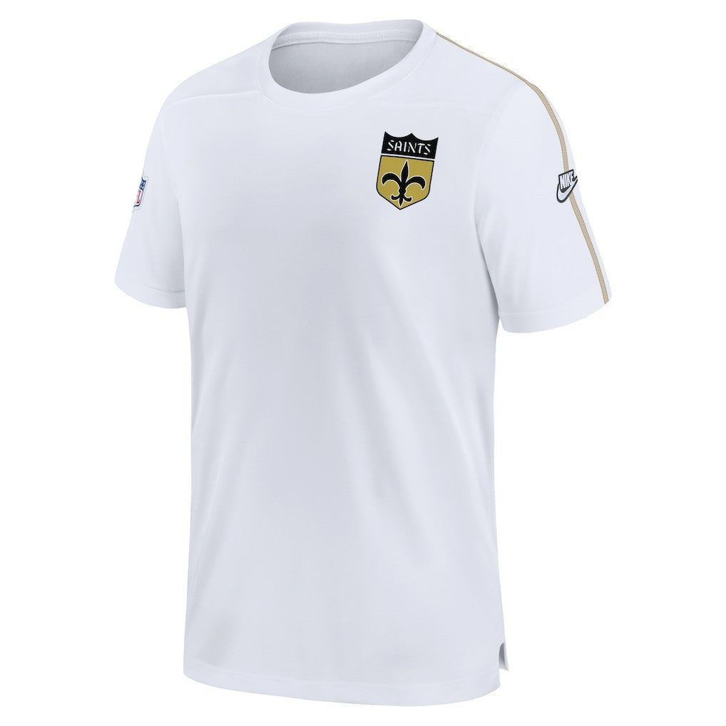 New Orleans Saints Sideline Alternate Logo Coach Performance Top White - Nike