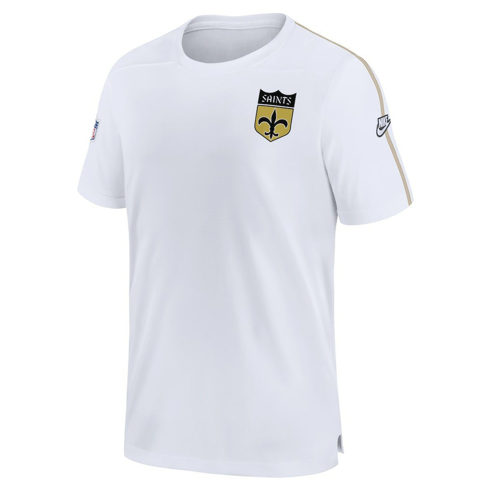 New Orleans Saints Sideline Alternate Logo Coach Performance Top White - Nike