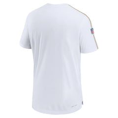New Orleans Saints Sideline Alternate Logo Coach Performance Top White - Nike
