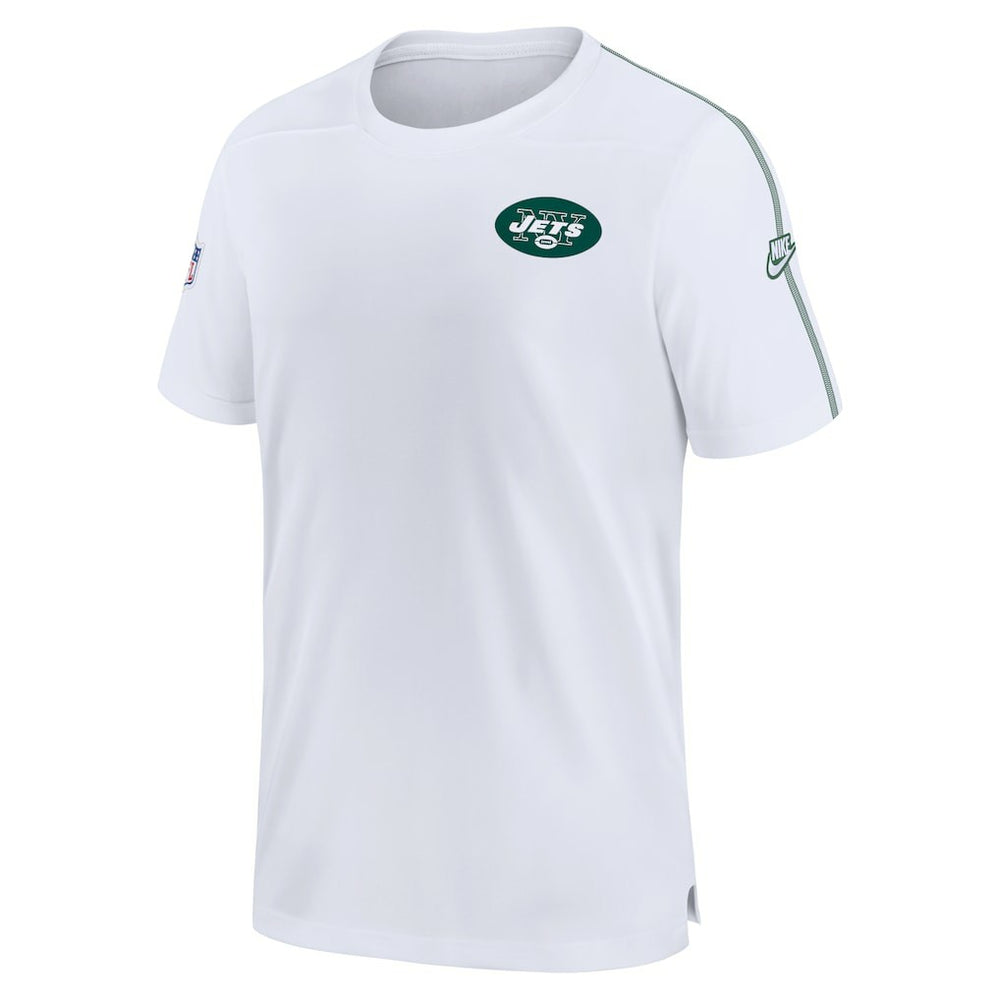 New York Jets Sideline Alternate Logo Coach Performance Top White - Nike