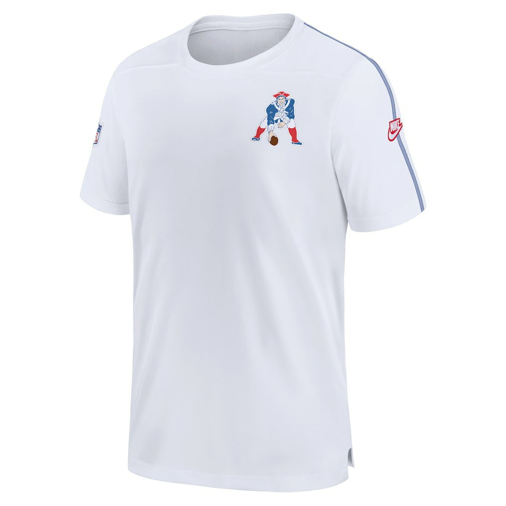 New England Patriots Sideline Alternate Logo Coach Performance Top White - Nike