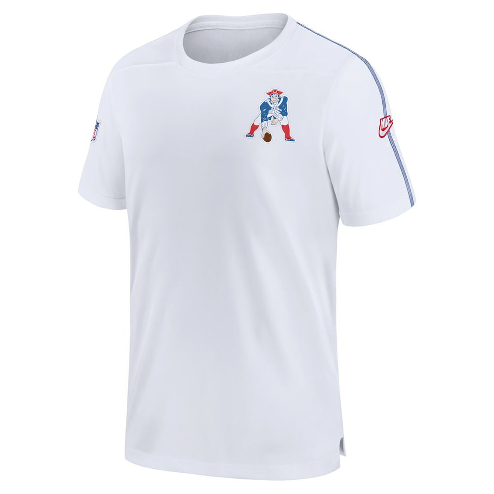 New England Patriots Sideline Alternate Logo Coach Performance Top White - Nike