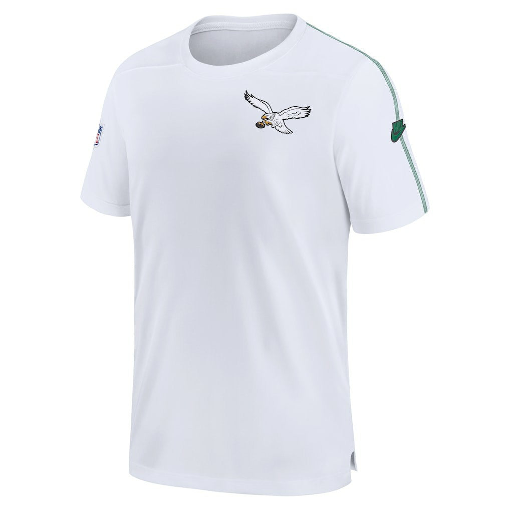 Philadelphia Eagles Sideline Alternate Logo Coach Performance Top White - Nike