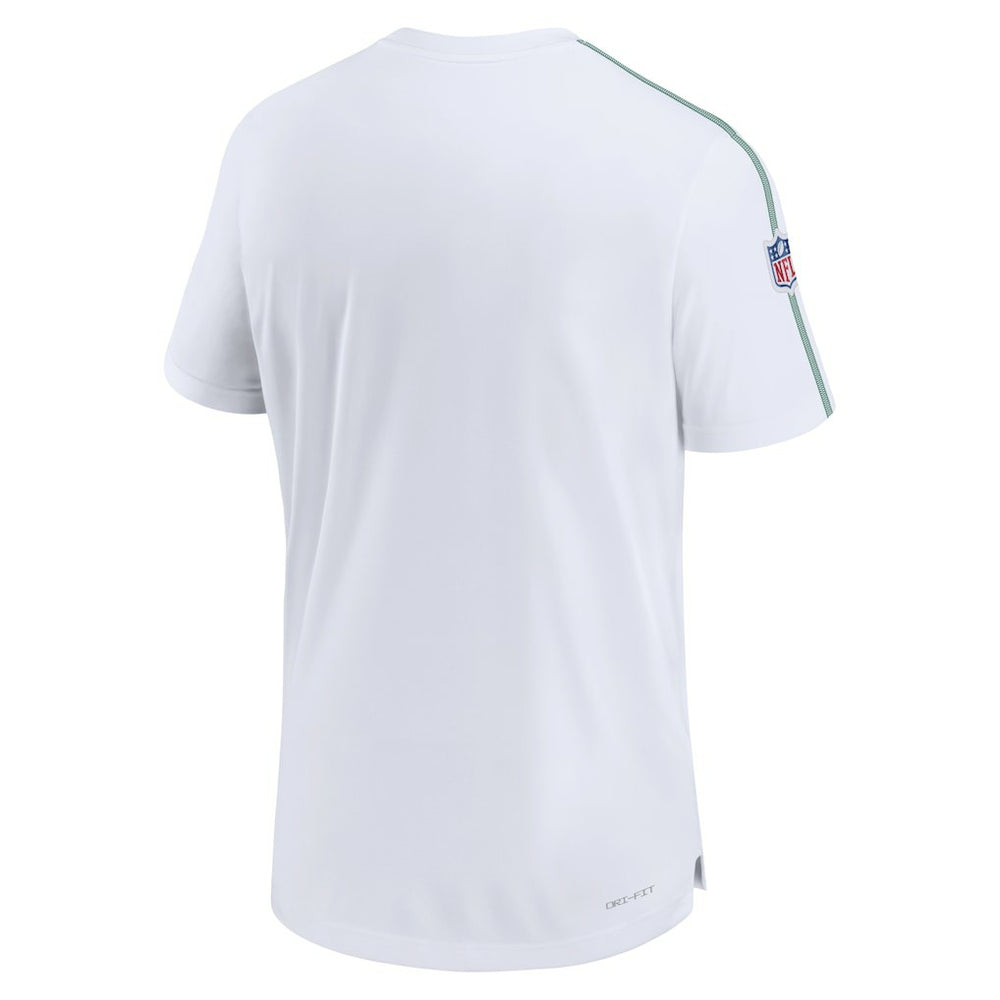 Philadelphia Eagles Sideline Alternate Logo Coach Performance Top White - Nike