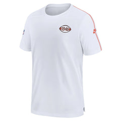 Cleveland Browns Sideline Alternate Logo Coach Performance T-Shirt White - Nike