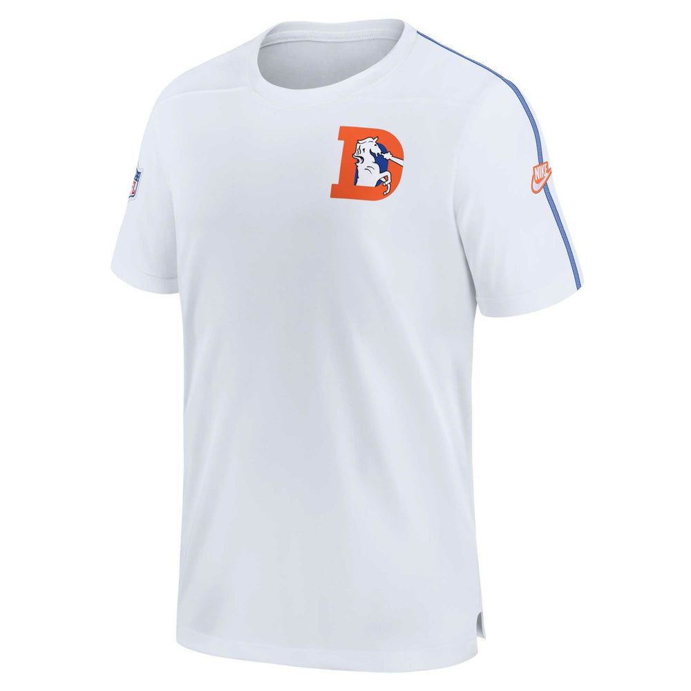 Denver Broncos Sideline Alternate Logo Coach Performance Top White - Nike