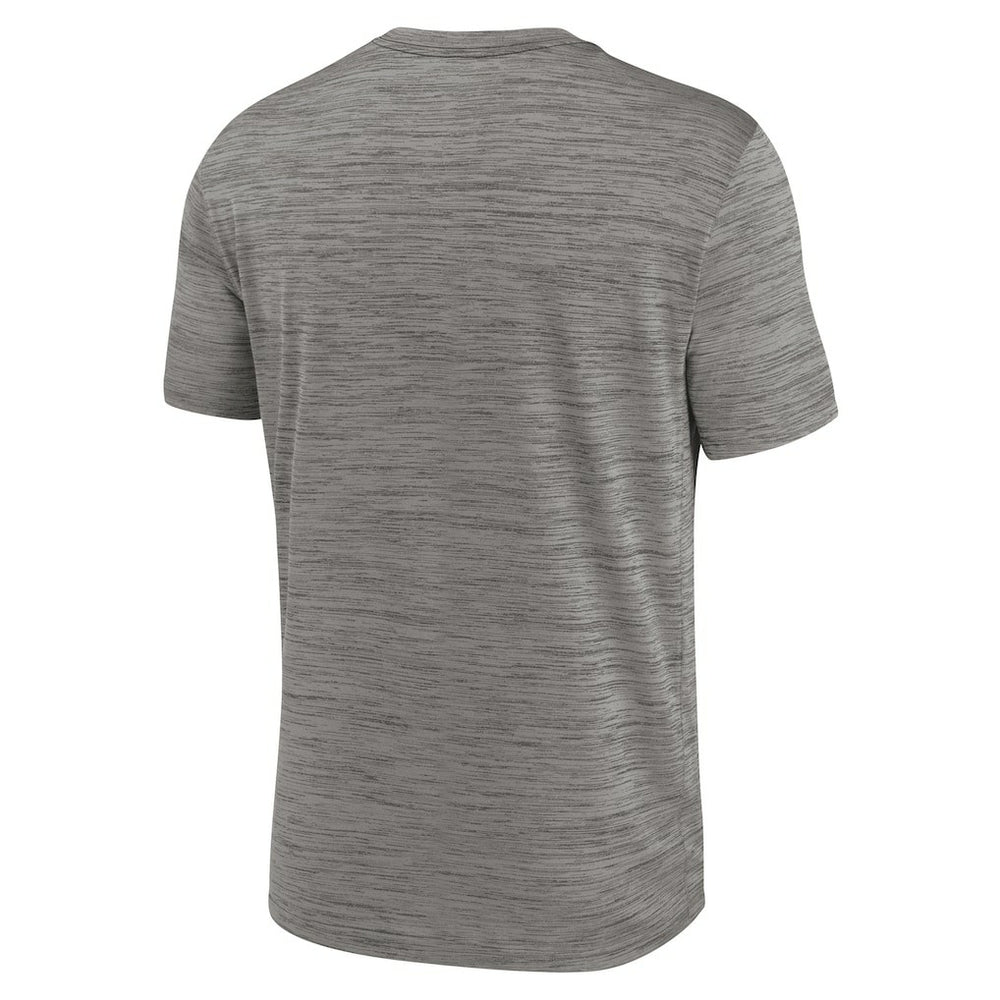 New York Jets Sideline Velocity Throwback Logo Dri-FIT T-Shirt Gray - Nike