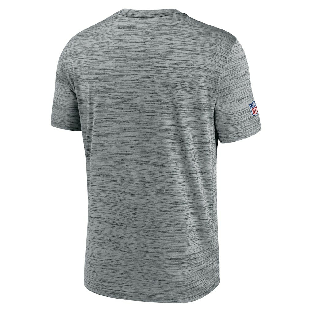Philadelphia Eagles Sideline Velocity Throwback Logo Dri-FIT T-Shirt Gray - Nike
