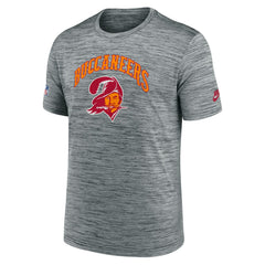 Tampa Bay Buccaneers Sideline Velocity Throwback Logo Dri-FIT T-Shirt Gray - Nike