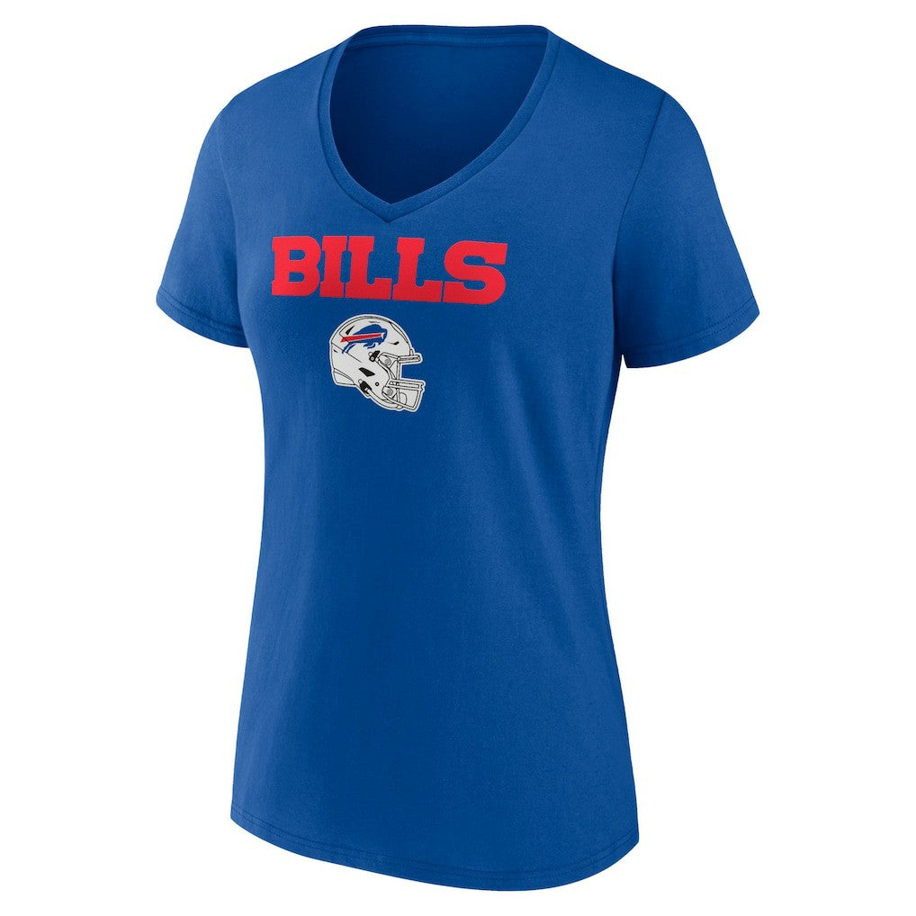 Dalton Kincaid Buffalo Bills Women's Team Wordmark Player Name & Number V-Neck T-Shirt Royal - NFL