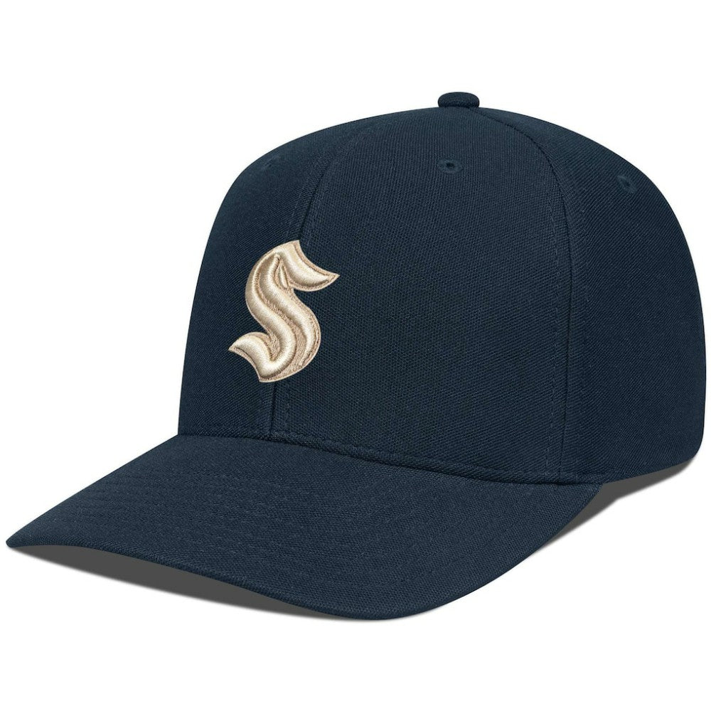 Seattle Kraken Levelwear Fusion Lefty Hat Black
