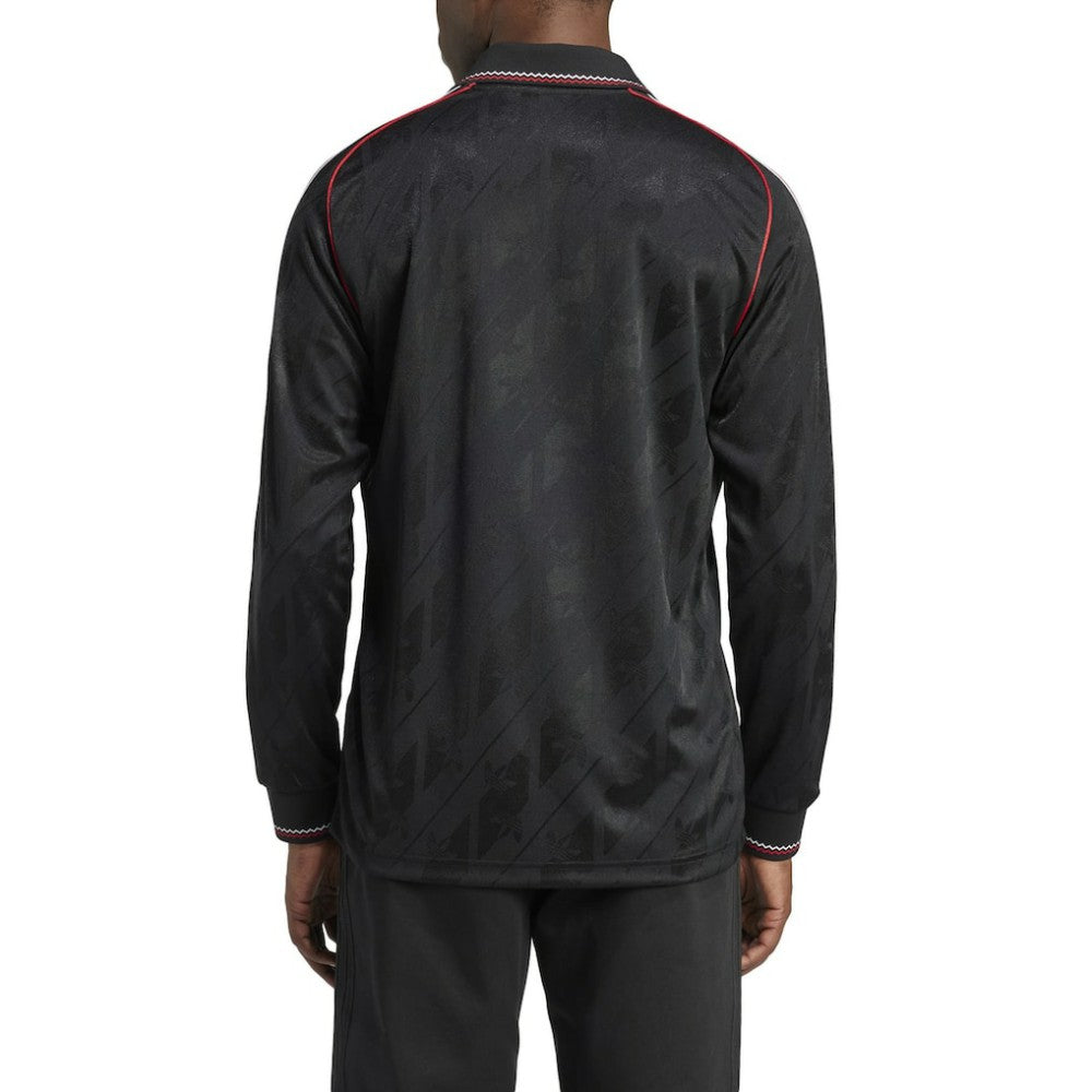 Adidas Manchester United Originals Lifestyler Long Sleeve Jerseys - Black