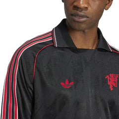 Adidas Manchester United Originals Lifestyler Long Sleeve Jerseys - Black