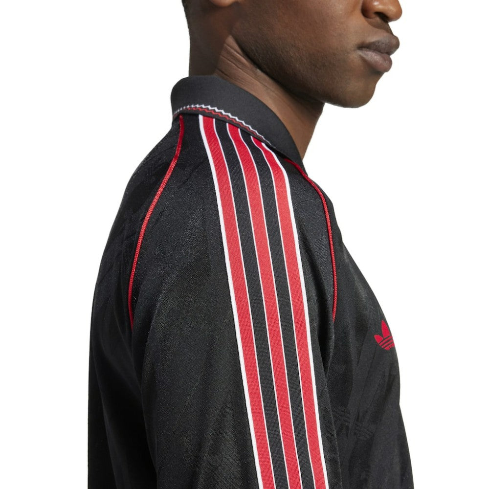 Adidas Manchester United Originals Lifestyler Long Sleeve Jerseys - Black