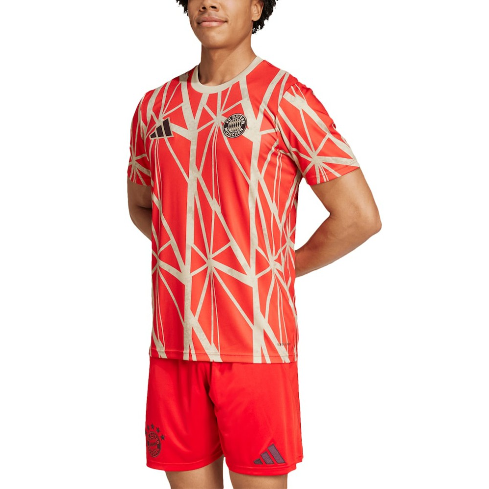 Adidas Bayern Munich 2024/25 Pre-Match Top - Red