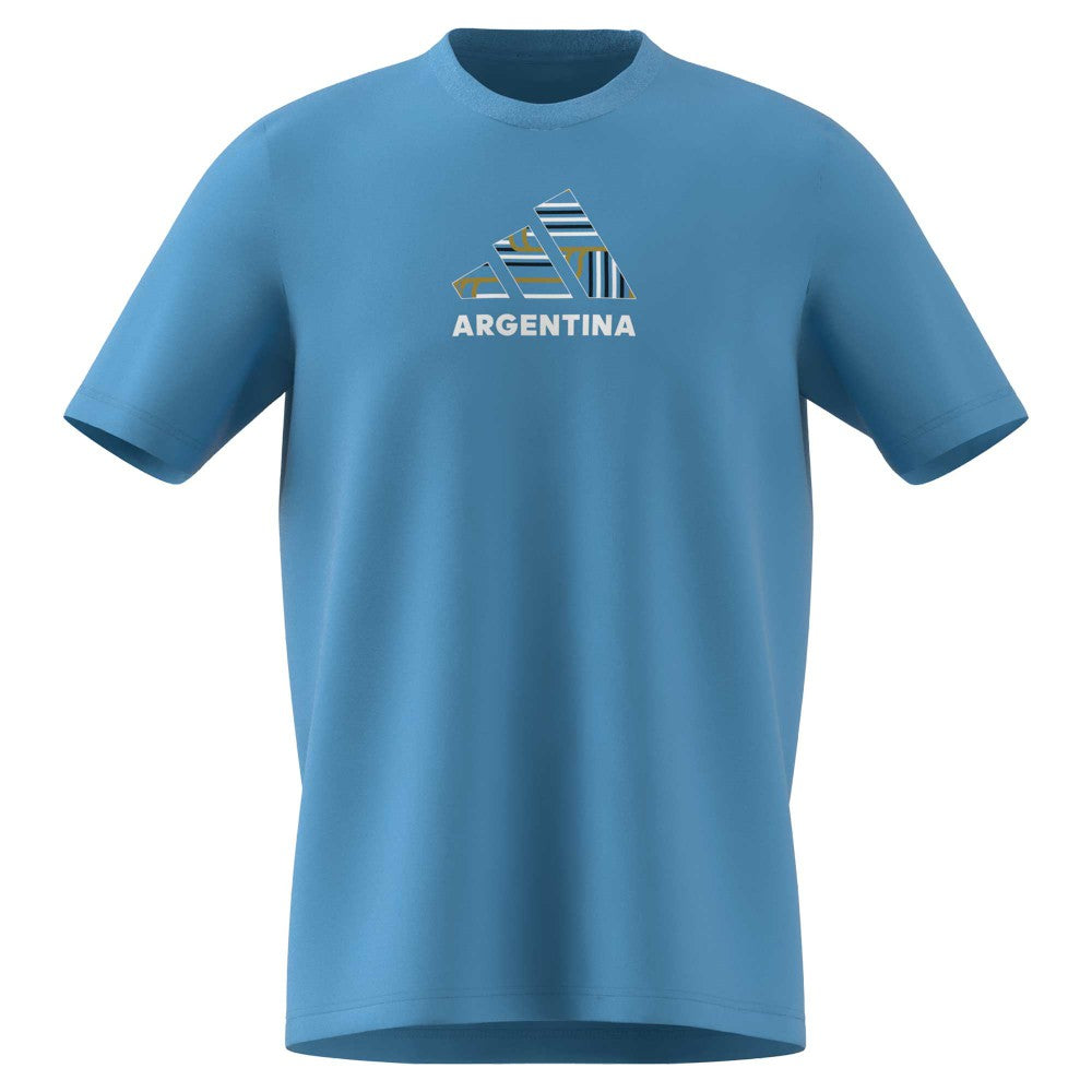 Adidas Argentina National Team Fan T-Shirts - Blue