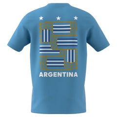 Adidas Argentina National Team Fan T-Shirts - Blue