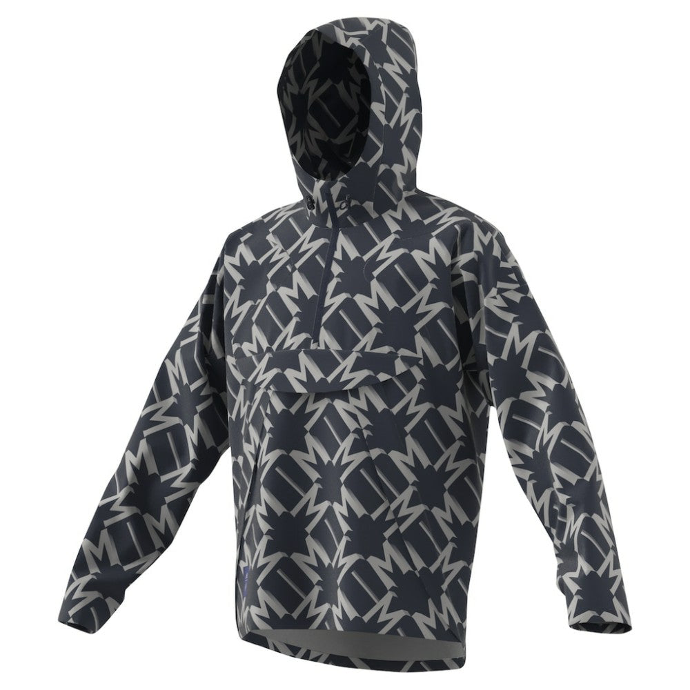 Adidas Manchester United 2024/25 Half-Zip Hoodie Windbreaker Jacket - Charcoal