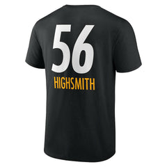 Alex Highsmith Pittsburgh Steelers Team Wordmark Player Name & Number T-Shirt Black - NFL