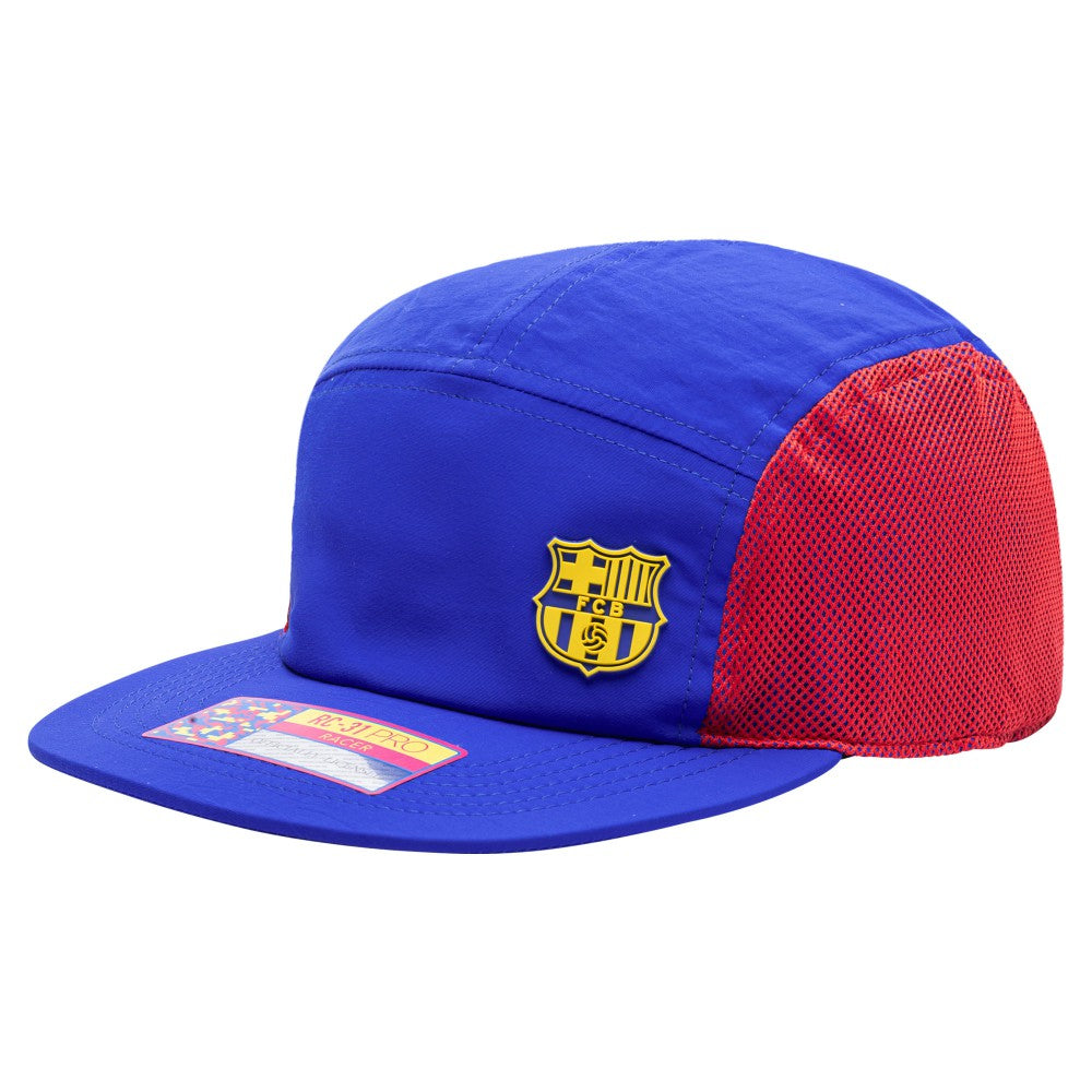 Barcelona Unisex Wing Racer Adjustable Hat - Blue