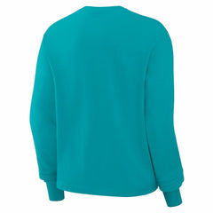 Miami Dolphins Women's Boxy Long Sleeve T-Shirt Aqua - Nike