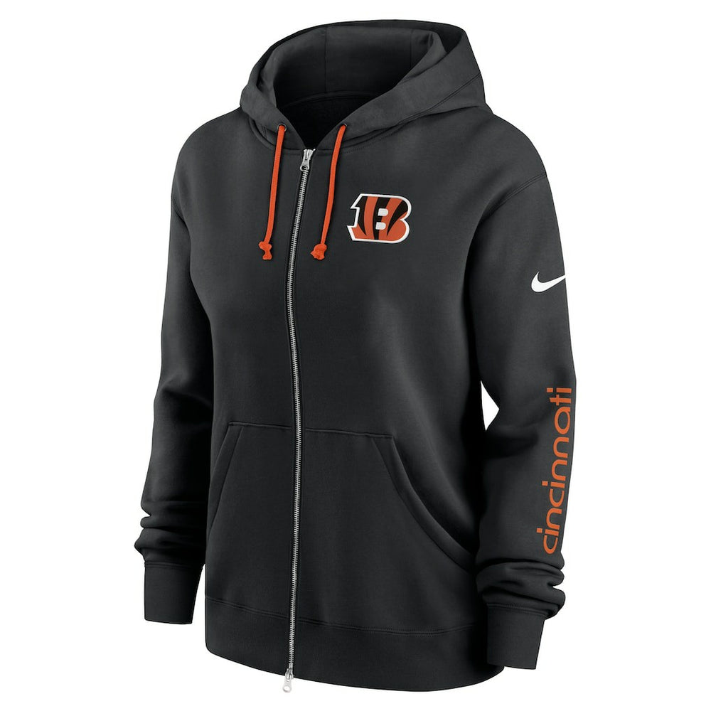 Cincinnati Bengals Women's Phoenix Full-Zip Hoodie Black - Nike