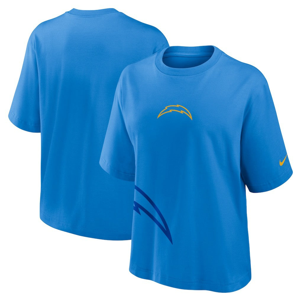 Los Angeles Chargers Women's Boxy T-Shirt Powder Blue - Nike