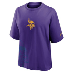 Minnesota Vikings Women's Boxy T-Shirt Purple - Nike