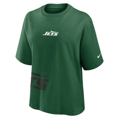New York Jets Women's Boxy T-Shirt Green - Nike