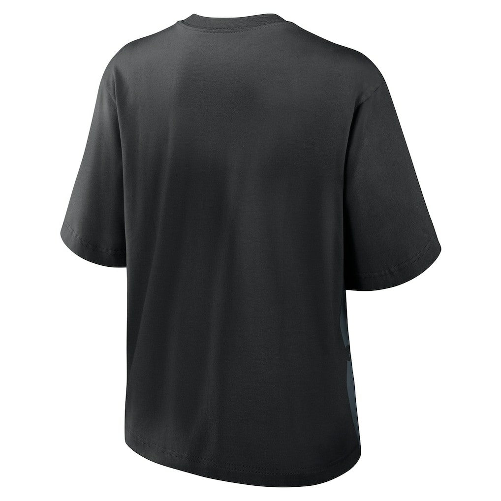 Pittsburgh Steelers Women's Boxy T-Shirt Black - Nike