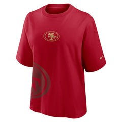 San Francisco 49ers Women's Boxy T-Shirt Scarlet - Nike