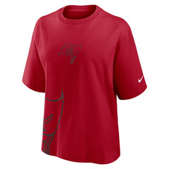 Tampa Bay Buccaneers Women's Boxy T-Shirt Red - Nike