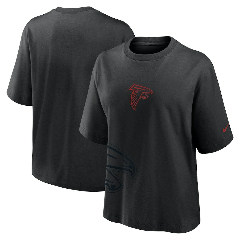 Atlanta Falcons Women's Boxy T-Shirt Black - Nike