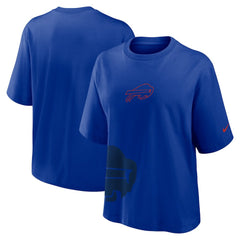 Buffalo Bills Women's Boxy T-Shirt Royal - Nike