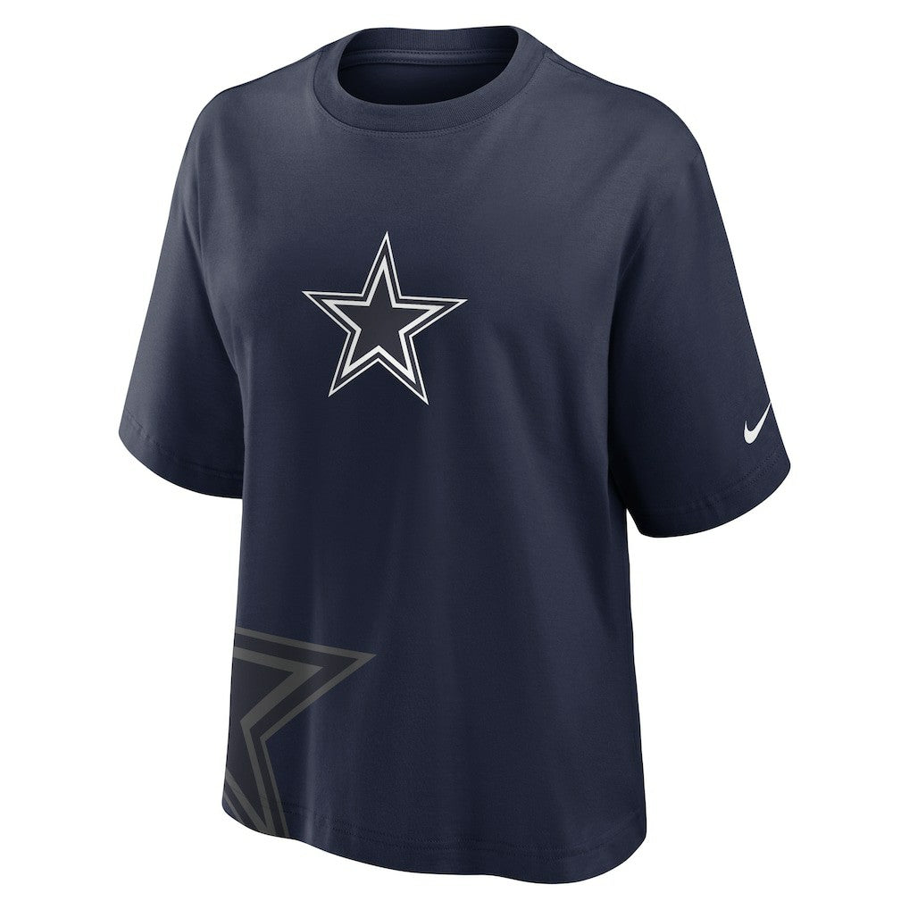 Dallas Cowboys Women's Boxy T-Shirt Navy - Nike