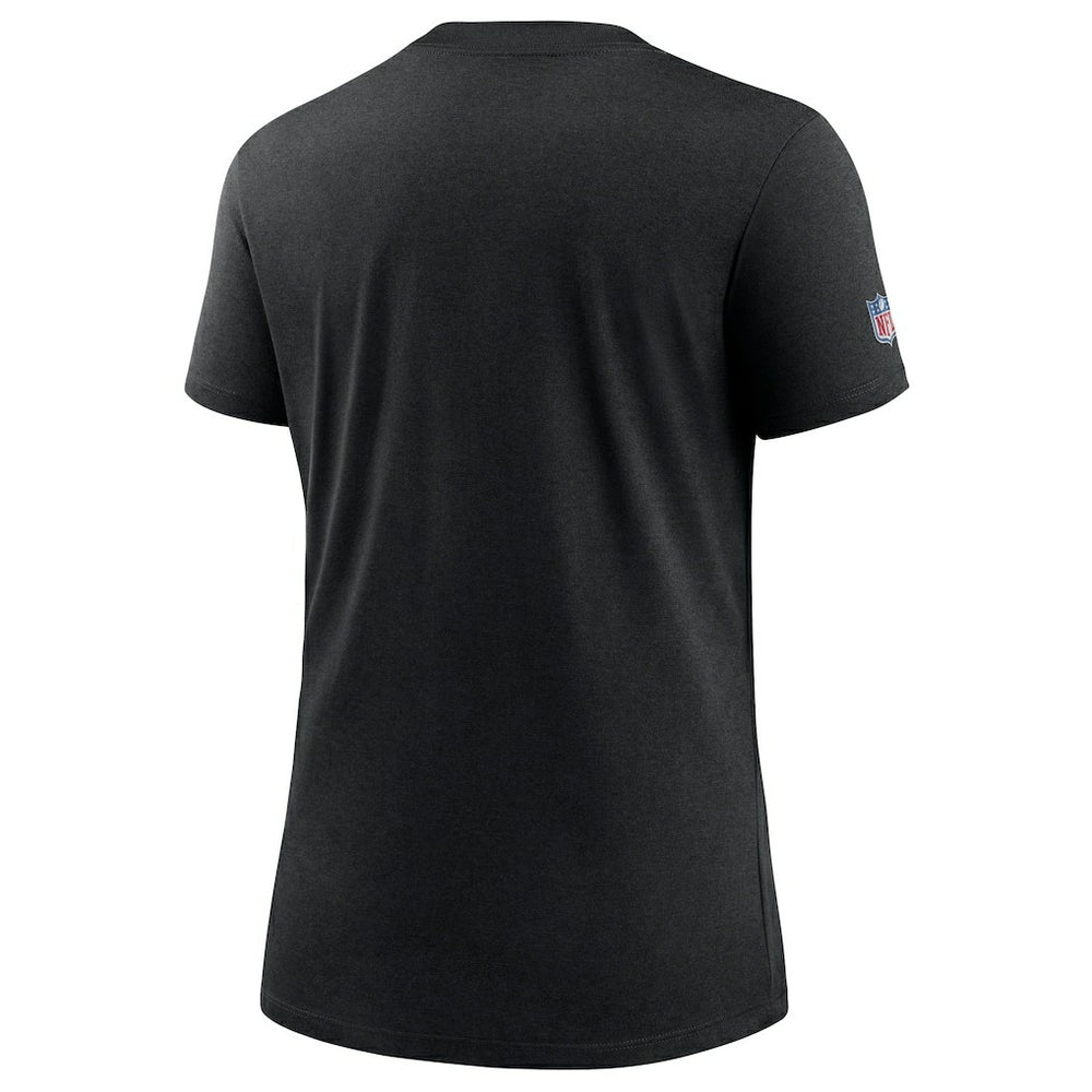 Carolina Panthers Women's 2024 NFL Crucial Catch Tri-Blend T-Shirt Black - Nike