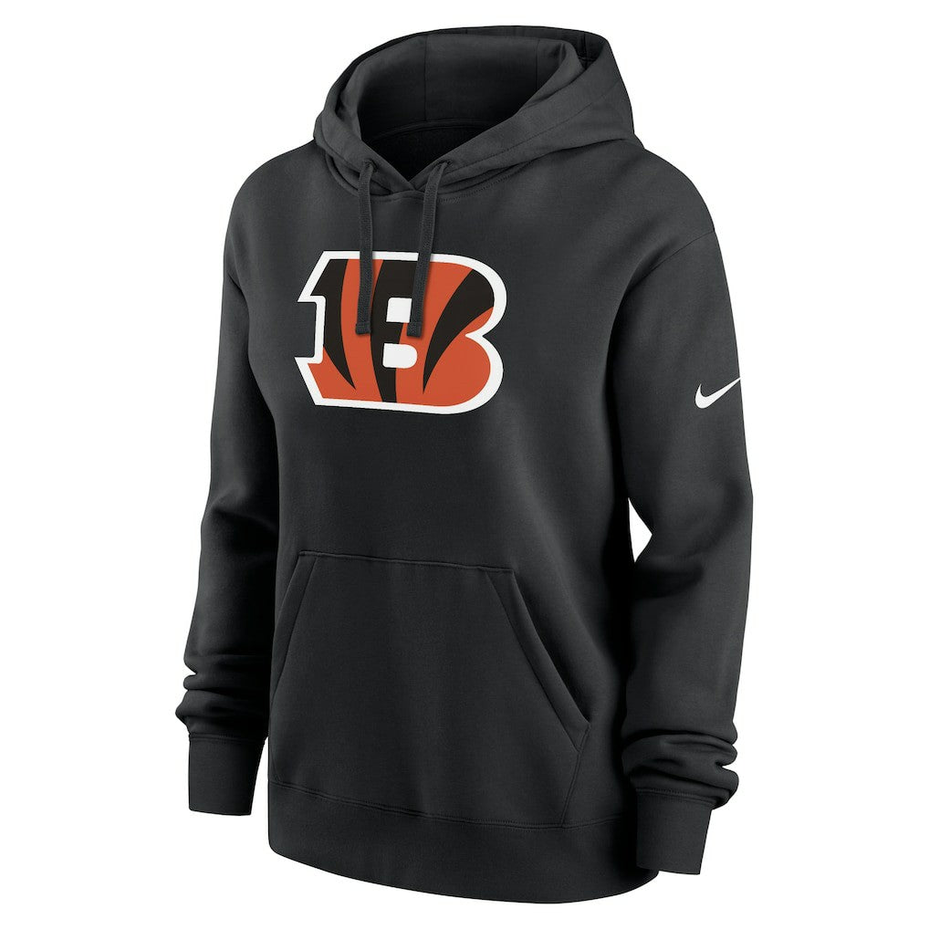 Cincinnati Bengals Women's Club Fleece Hoodie Black - Nike
