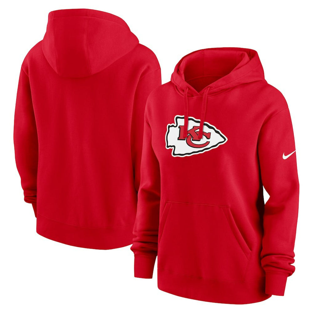 Kansas City Chiefs Women's Club Fleece Hoodie Red - Nike