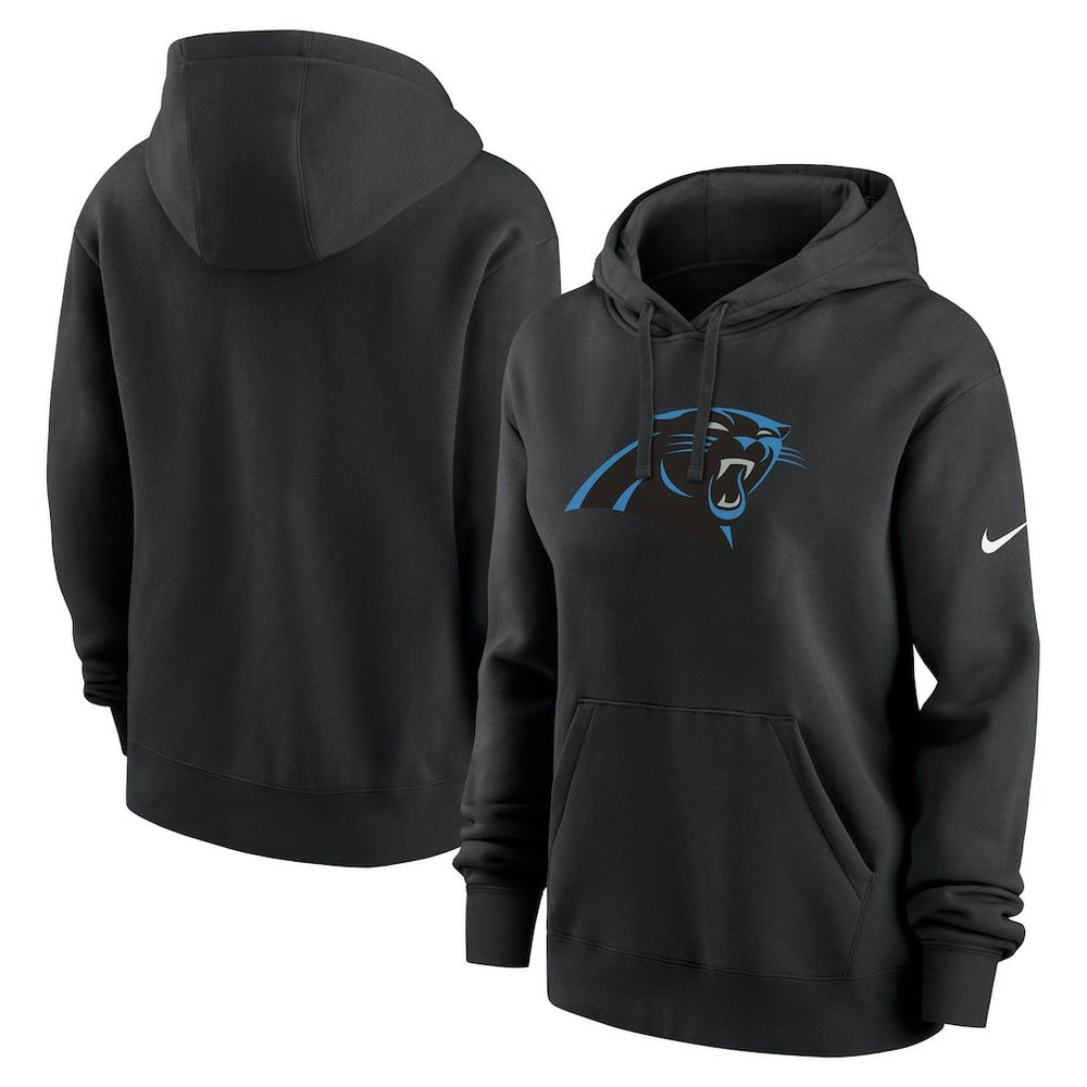 Carolina Panthers Women's Club Fleece Hoodie Black - Nike